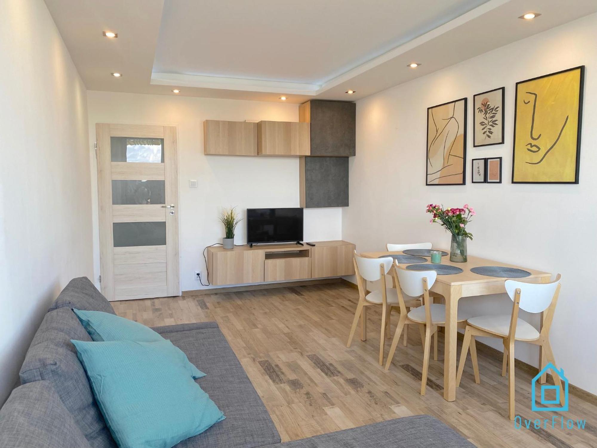 Wave Apartment With Amazing View- 2 Km To Baltic Sea Gdansk Bagian luar foto
